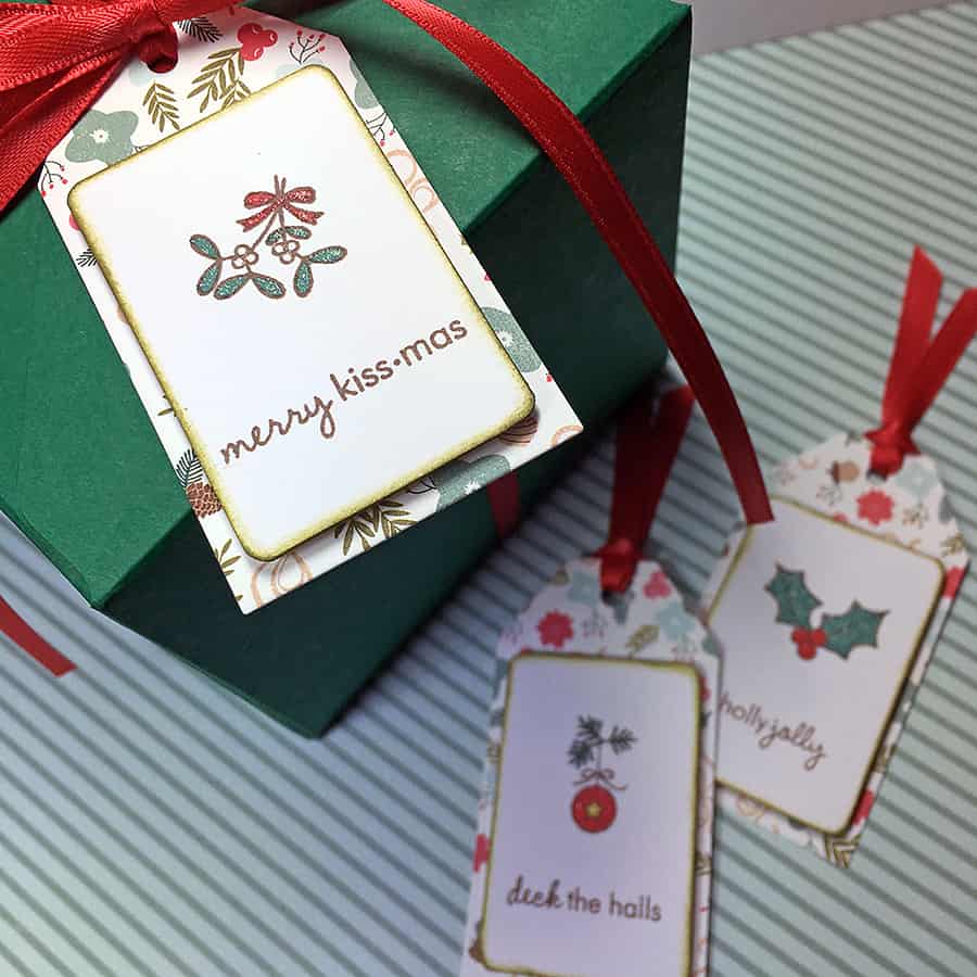 Papertrey October Blog Hop Challenge: Tiny Christmas Tags
