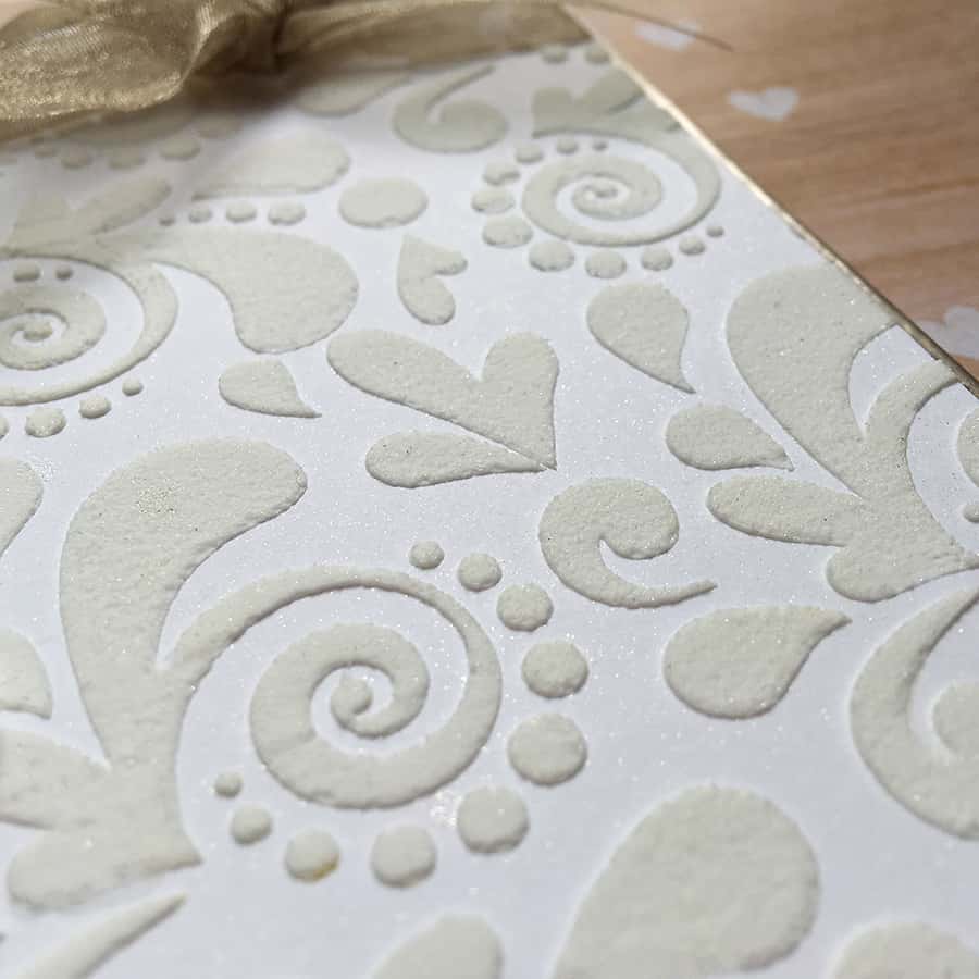 Embossing Two Ways: Congratulations