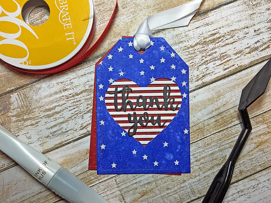 Tag You’re It! Challenge: Fourth of July Patriotic Tag