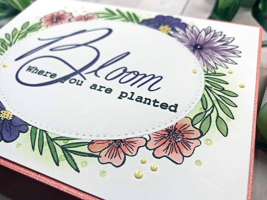 Bloom Where You Are Planted + Stamp Masking - September subscription box (The Hedgehog Hollow)