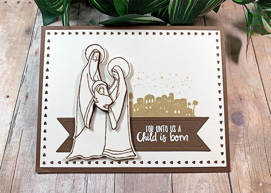 Glory to God from Whimsy Stamps + Paper Piecing