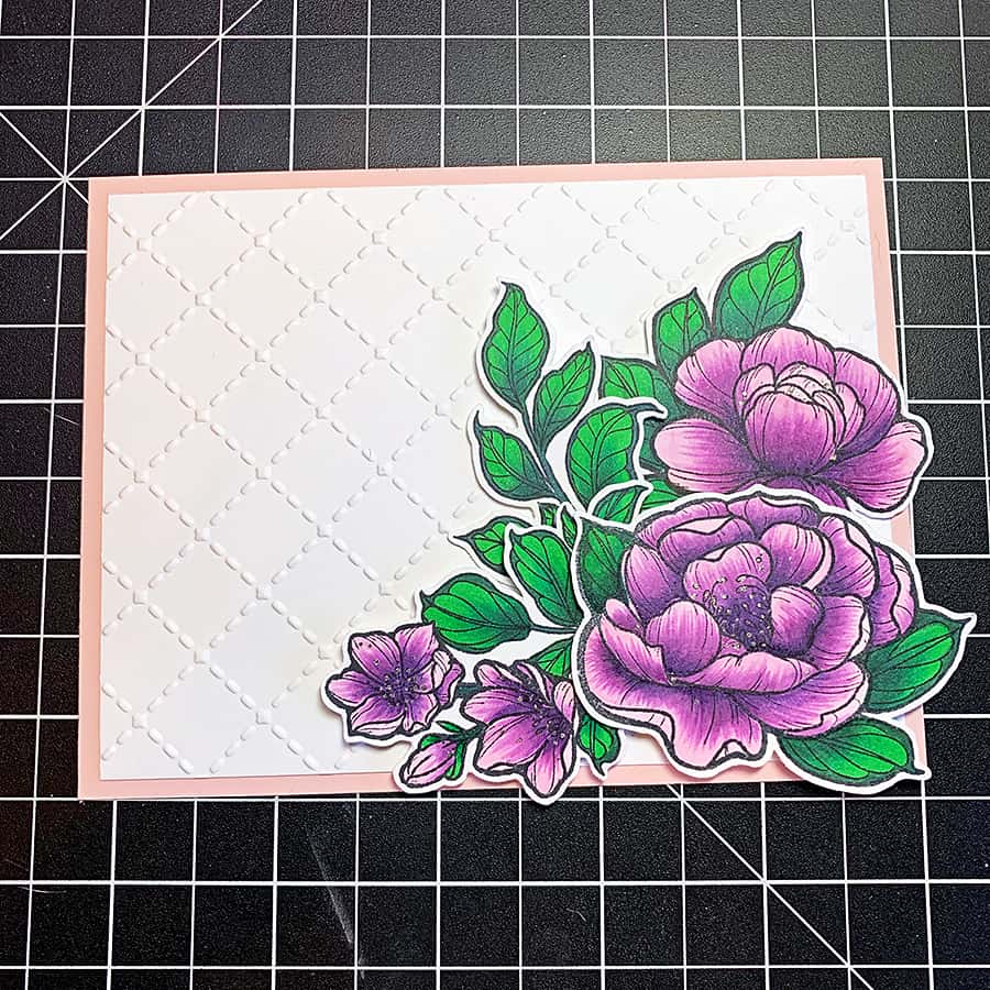 Coloring Peonies with Copic Sketch Markers