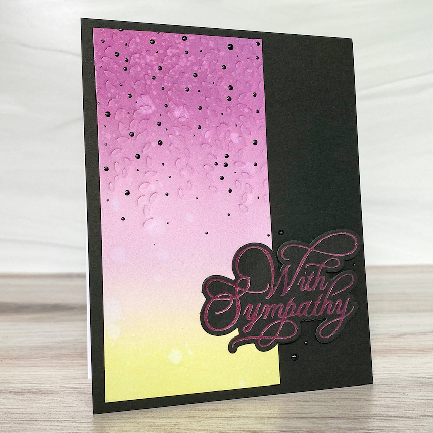 Oxide Ink & Letterpress Design Sympathy Card