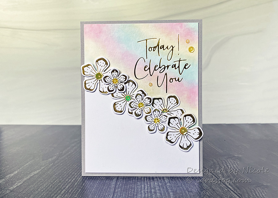 Celebrate You: A Happy, Pastel Watercolor Card